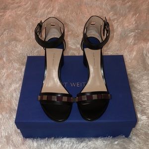 NEVER WORN! Stuart Weitzman Meteoritie Sandal Heel